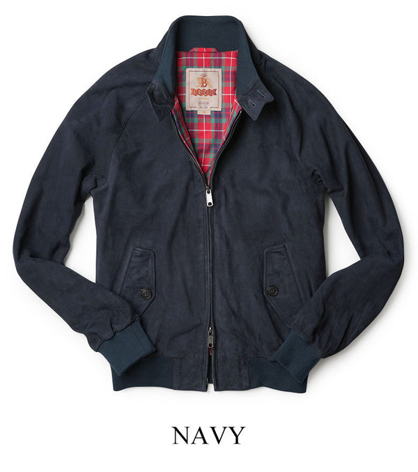BARACUTA バラクータ G9 ブルゾン スエード ダークネイビー ゴートスエード