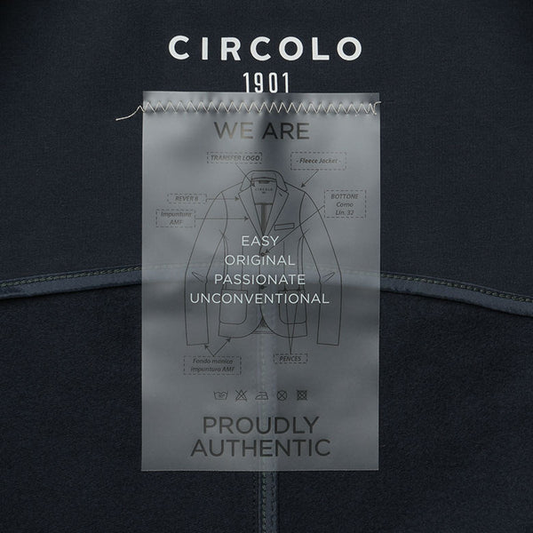 CIRCOLO1901 チルコロ ジャケット セットアップ対応 秋冬 カシミヤタッチ ジャージージャケット ストレッチ