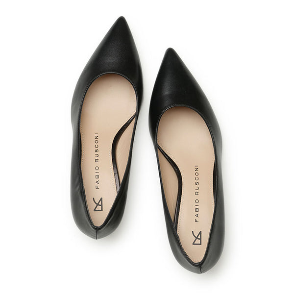 FABIO RUSCONI ファビオルスコーニ パンプス ヒール5cmピンヒール ポインテッドトゥ I-WILF-RIVOLI レザー