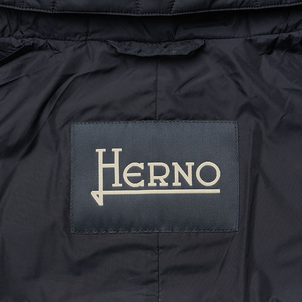HERNO ヘルノ ダウン メンズ ダウンコート ミドル フーデイー ダウンジャケット ミリタリー