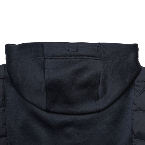 HERNO ヘルノ パーカー ダウン ダンボールニット フーディー フルジップ ラミナー