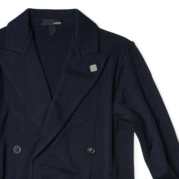 LARDINI ラルディーニ ニットジャケット ダブル 春夏 ジャケット ドライコットン サマーニット