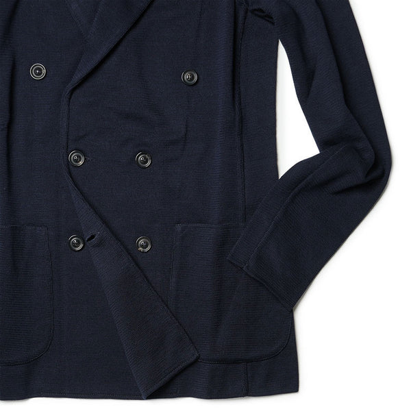 LARDINI ラルディーニ ニットジャケット ダブル 春夏 ジャケット ドライコットン サマーニット