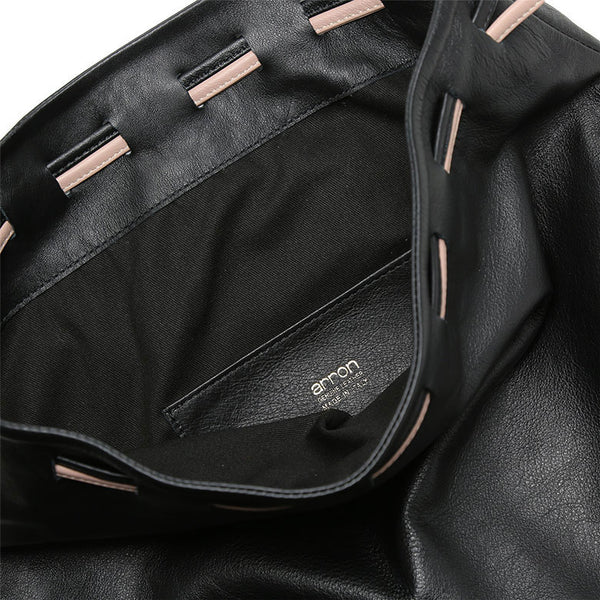 ARRON バッグ ショルダー 巾着型 レザー 本革 アロン arron SIENA