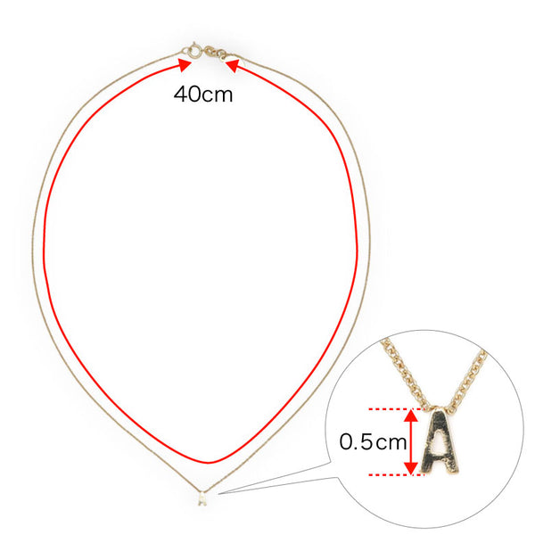ガブリエラ アルティガス ネックレス Initial Necklace TR70