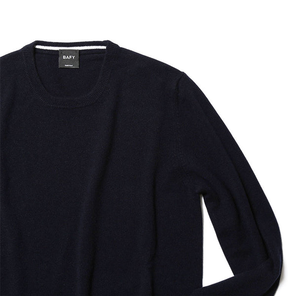 BAFY ニット カシミヤ クルーネック カシミア ソリッド バフィ イタリア製