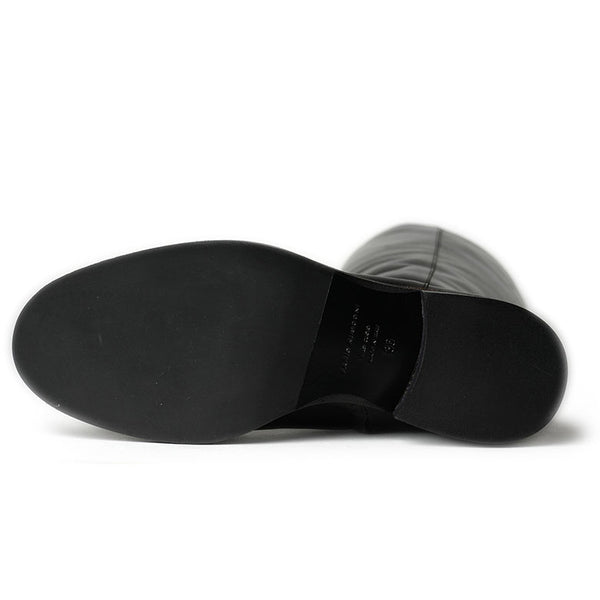 FABIO RUSCONI ブーツ ロングブーツ サイドジップ ヒール3cm フラット I-1376-GUALDO