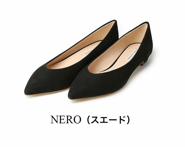 ファビオルスコーニ パンプス ヒール2cm ローヒール S-3384 ぺたんこ 歩きやすい
