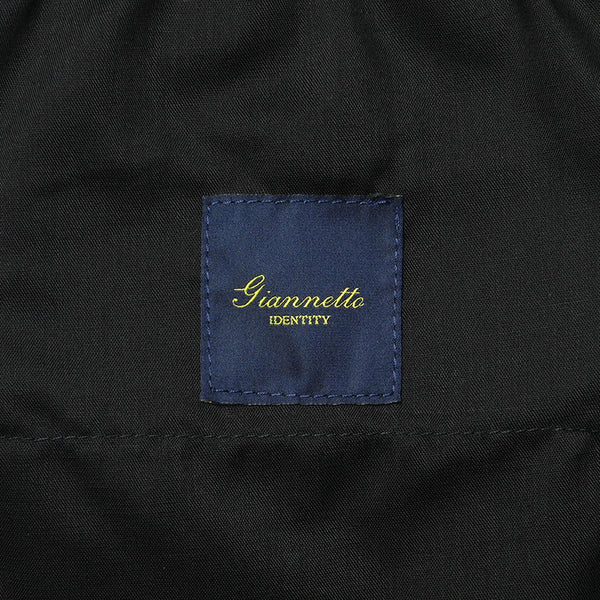 GIANNETTO パンツ ジャージーパンツ 春夏 コットン スラブ ワンプリーツ