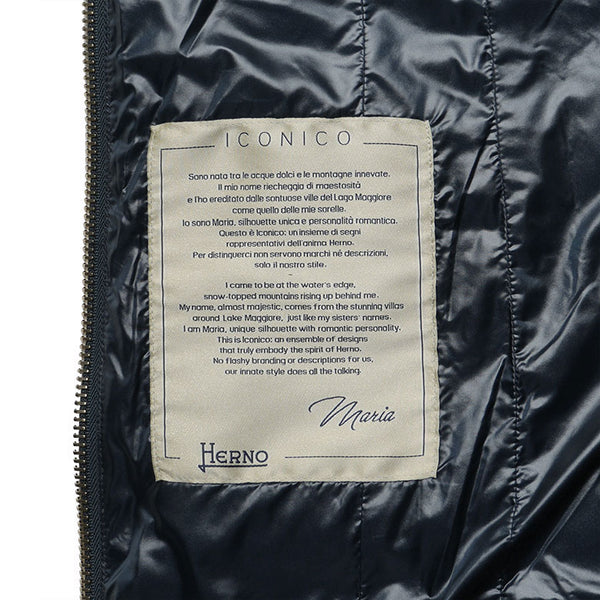 HERNO ヘルノ レディース ダウンコート ロールネック スタンドカラー 軽量