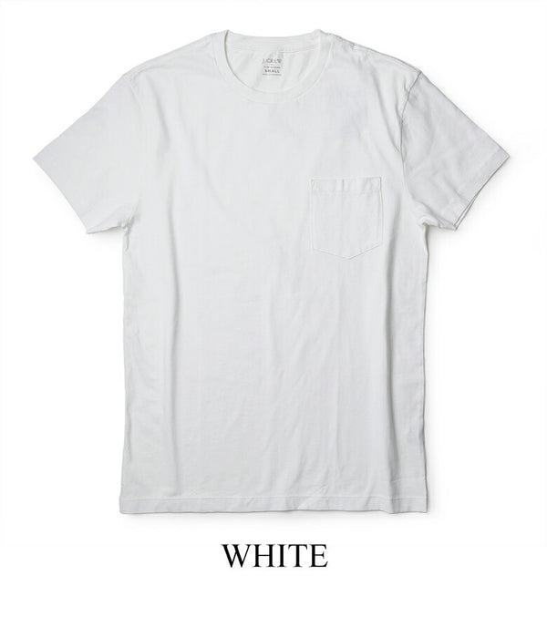 J.CREW メンズ ポケット Tシャツ クルーネック 半袖 ジェークルー Jクルー