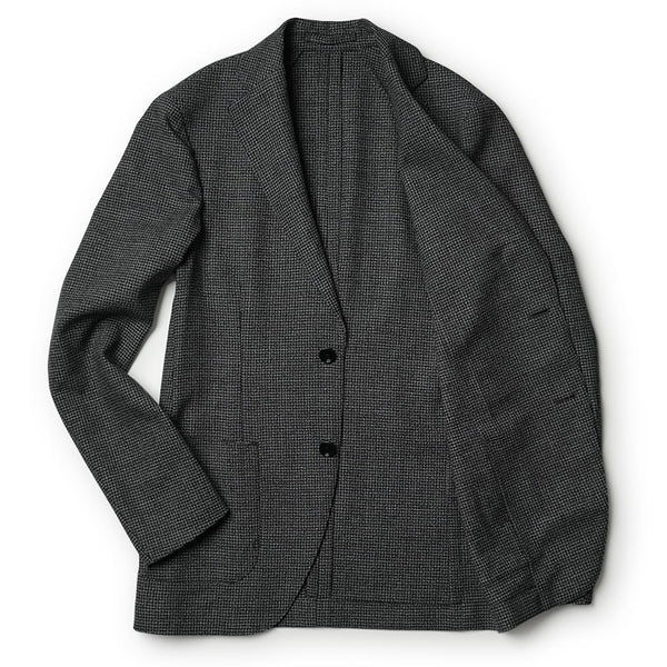 LARDINI ラルディーニ ジャケット 千鳥格子 ハウンドトゥース シングル ウール