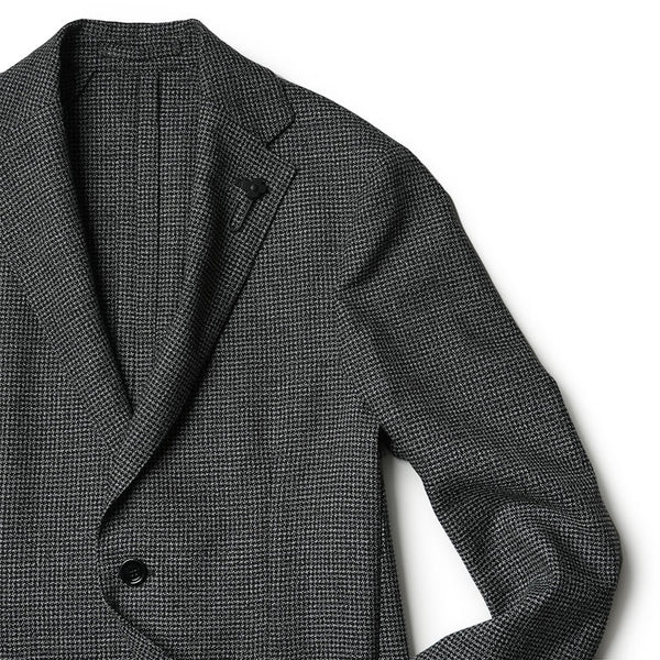 LARDINI ラルディーニ ジャケット 千鳥格子 ハウンドトゥース シングル ウール