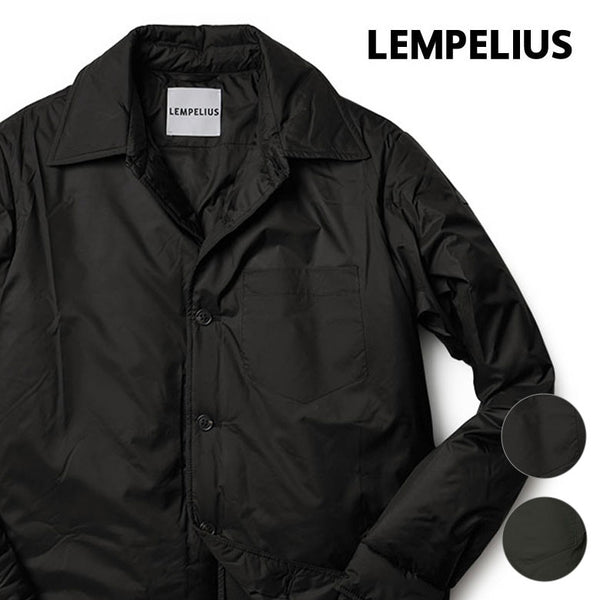 LEMPELIUS ダウン メンズ シャツブルゾン コーチジャケット ポリエステル 603S27 1500