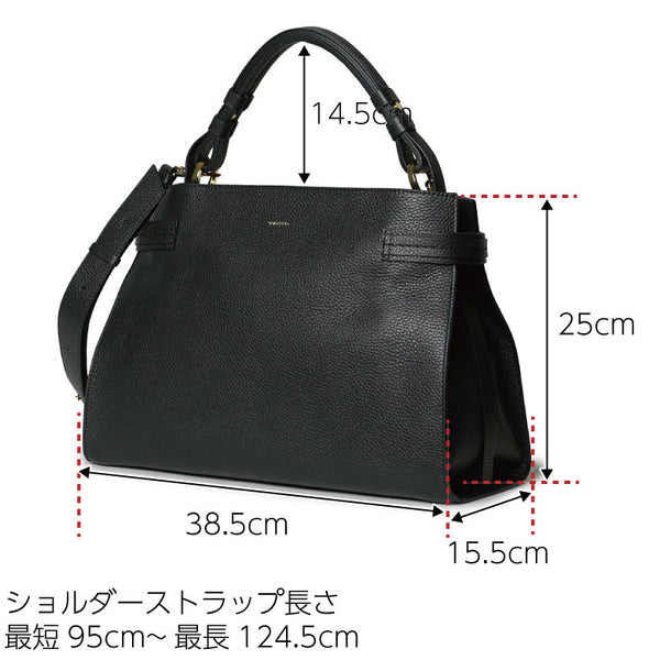 LORISTELLA ロリステッラ バッグ レザー ハンドバッグ ショルダー 2WAY