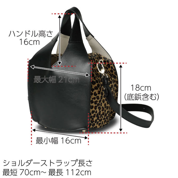 LORISTELLA ロリステッラ バッグ レザー ハンドバッグ ミニバッグ レオパード