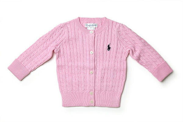 POLO RALPH LAUREN ラルフローレン 子供用 カーディガン ケーブルニット 定番