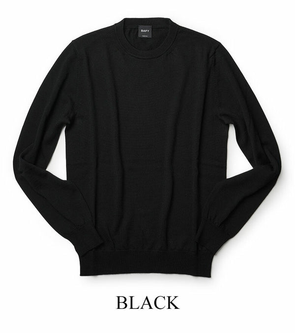 BAFY バフィー ニット クルーネック 2024AW 秋冬 ハイゲージ 14ゲージ