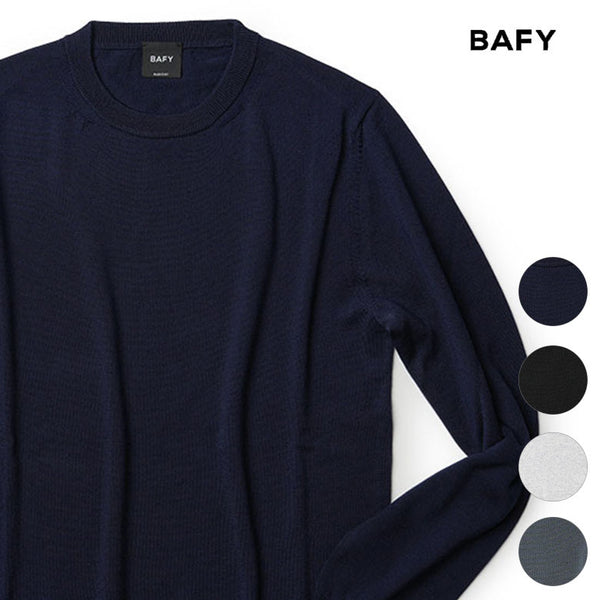 BAFY バフィー ニット クルーネック 2024AW 秋冬 ハイゲージ 14ゲージ