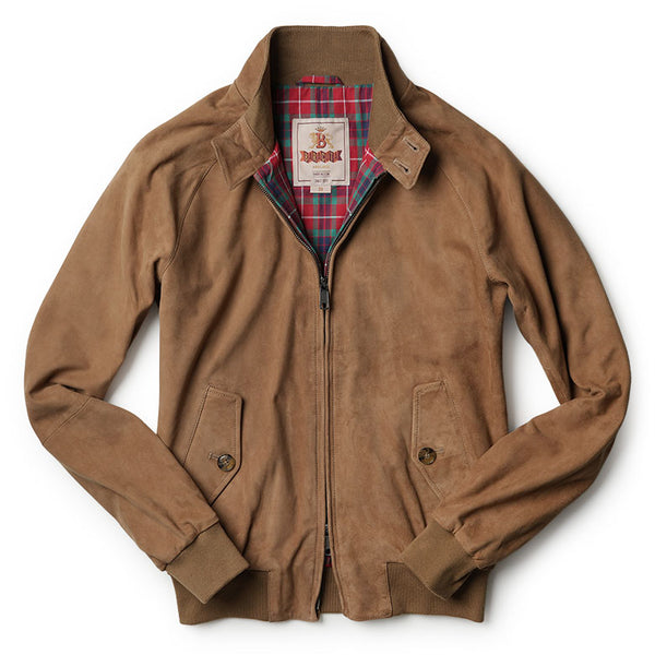 BARACUTA バラクータ G9 ブルゾン スエード ダークネイビー ゴートスエード