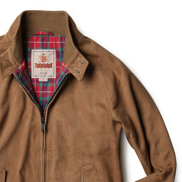 BARACUTA バラクータ G9 ブルゾン スエード ダークネイビー ゴートスエード