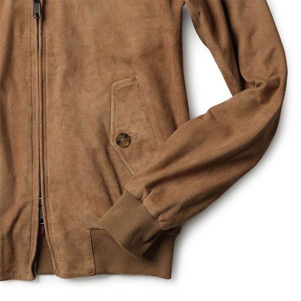 BARACUTA バラクータ G9 ブルゾン スエード ダークネイビー ゴートスエード