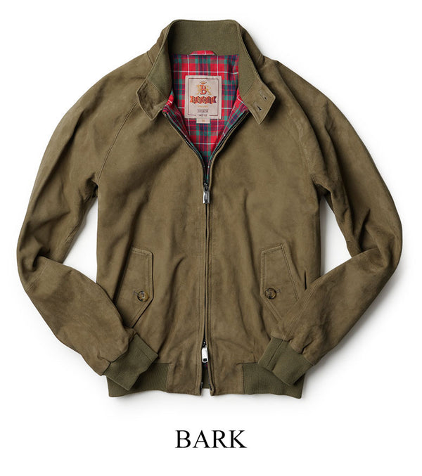 BARACUTA バラクータ G9 ブルゾン スエード ダークネイビー ゴートスエード