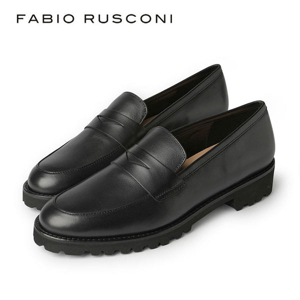 FABIO RUSCONI ファビオルスコーニ ローファー コインローファー F-4965 厚底 ファビオ