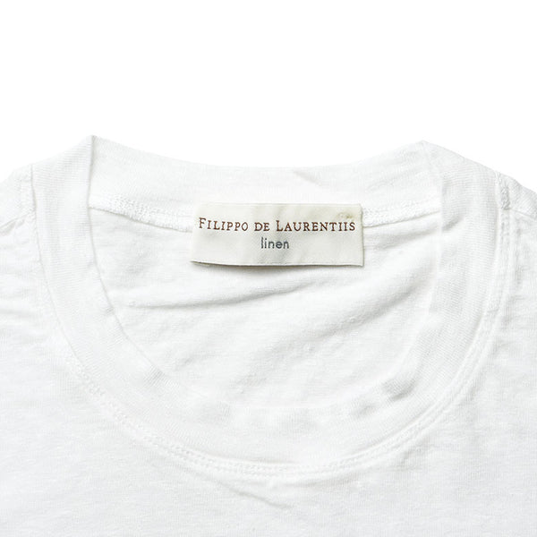FILIPPO DE LAURENTIIS フィリッポデローレンティス Tシャツ リネン 春夏