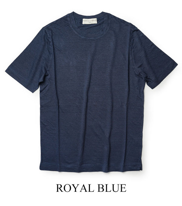 FILIPPO DE LAURENTIIS フィリッポデローレンティス Tシャツ リネン 春夏