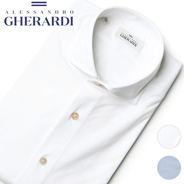 ALESSANDRO GHERARDI アレッサンドロゲラルディ シャツ ドレスシャツ 春夏 ジャージー