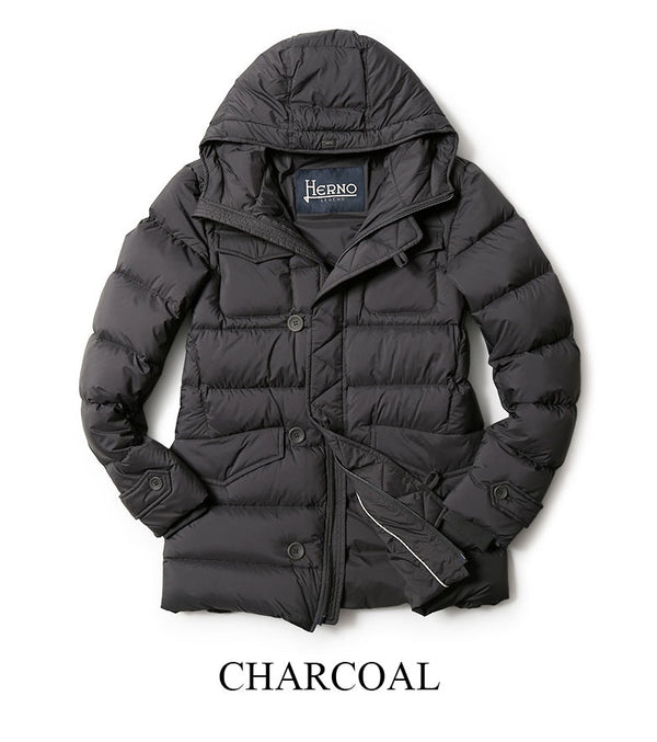 HERNO ヘルノ ダウン メンズ ダウンジャケット 2024AW 秋冬 ミドル丈