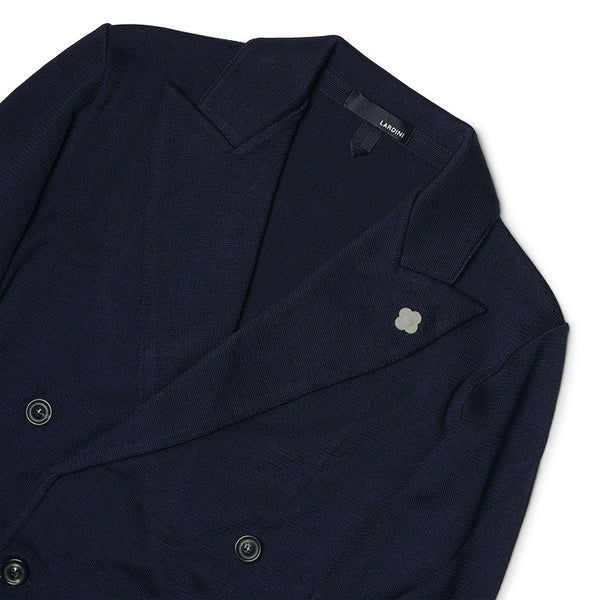 LARDINI ラルディーニ ニットジャケット ダブル 春夏 ジャケット ドライコットン サマーニット