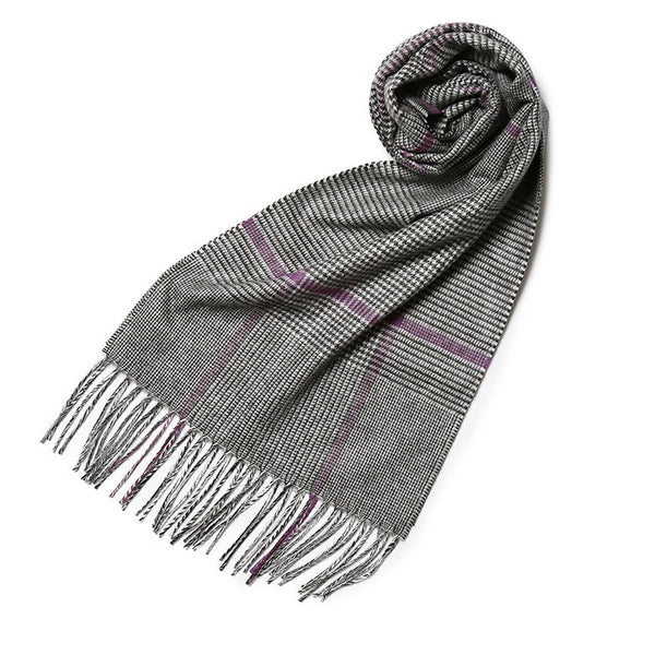 PIACENZA ピアチェンツァ マフラー ストール チェック 2024AW 秋冬 シルク
