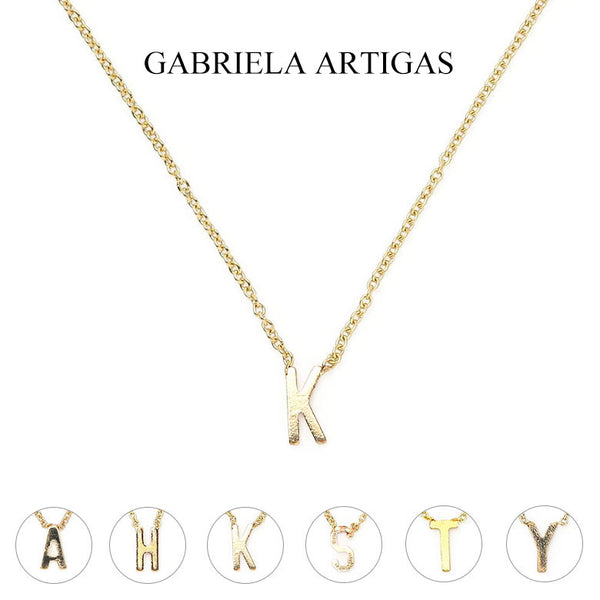 ガブリエラ アルティガス ネックレス Initial Necklace TR70