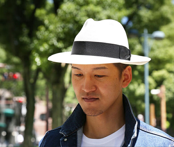 BORSALINO ボルサリーノ パナマハット 140340 ファイン ラージブリム つば長め