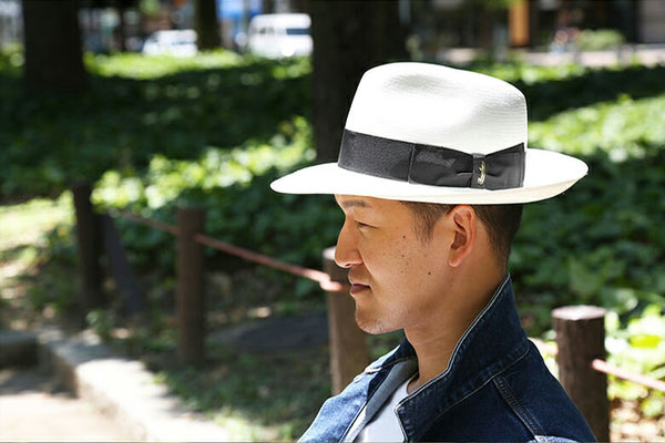 BORSALINO ボルサリーノ パナマハット 140340 ファイン ラージブリム つば長め