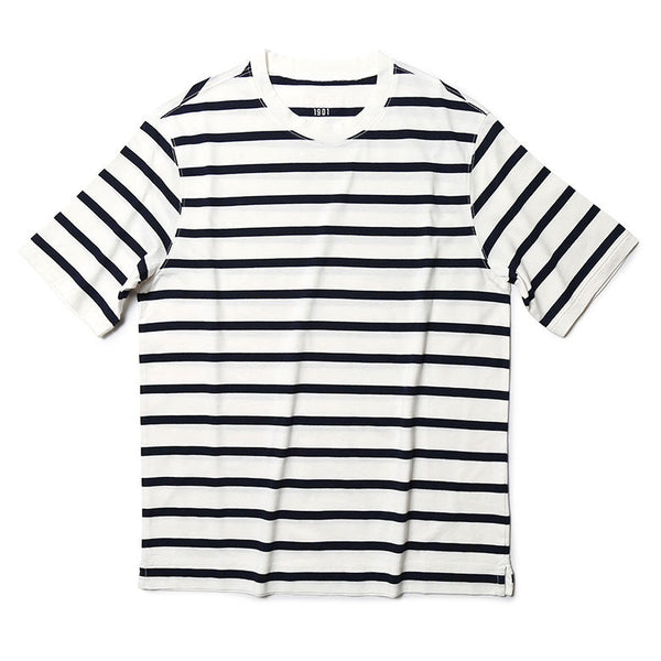 CIRCOLO1901 チルコロ Tシャツ ボーダー クルーネック 春夏 ストライプ コットン100%