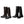 FABIO RUSCONI ブーツ ロングブーツ サイドジップ ヒール3cm フラット I-1376-GUALDO