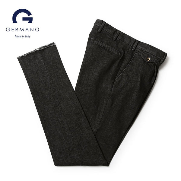 GERMANO デニムスラックス パンツ ブラックデニム ジェルマーノ