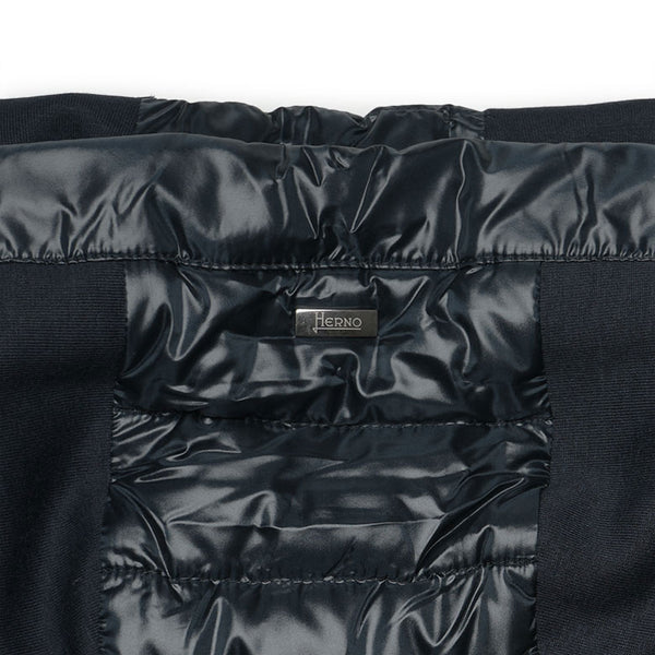 HERNO ベスト ジレ ダウン フードベスト フーデッド スウェット