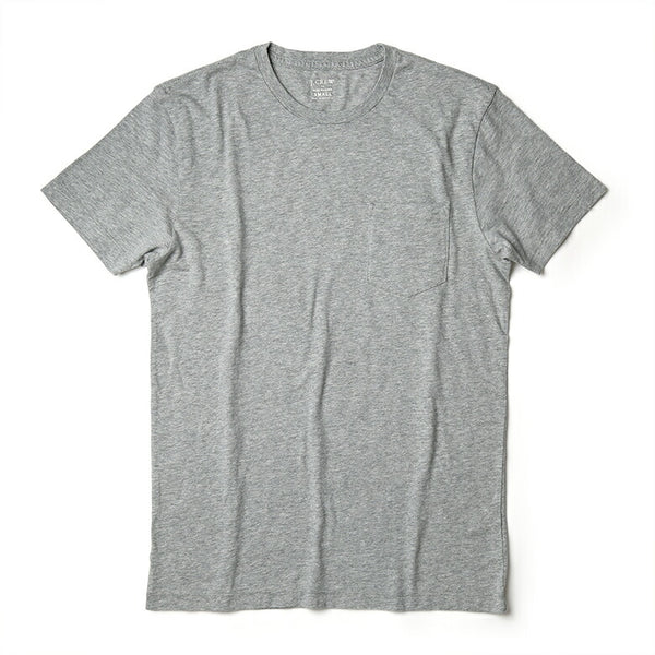J.CREW メンズ ポケット Tシャツ クルーネック 半袖 ジェークルー Jクルー