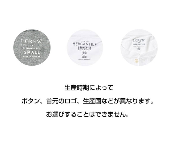 J.CREW メンズ ポケット Tシャツ クルーネック 半袖 ジェークルー Jクルー