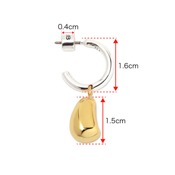 JENNY BIRD ジェニーバード ピアス ドロップ フープ 14K ゴールド