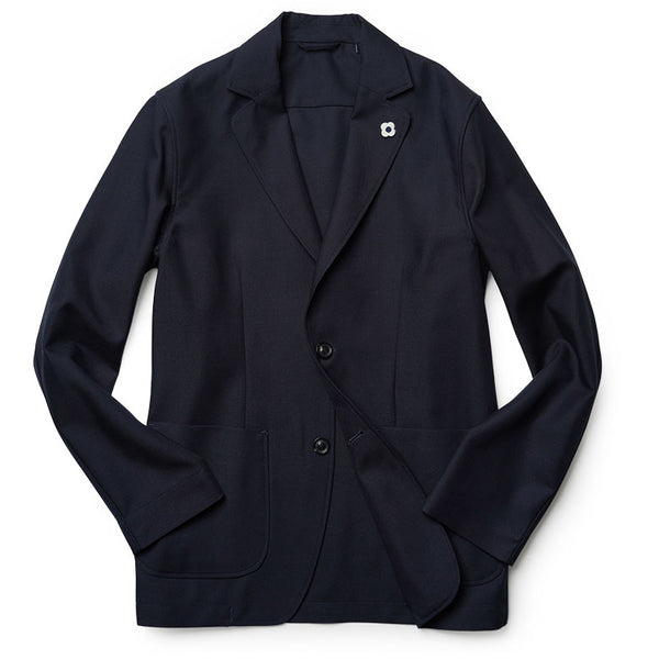 LARDINI ラルディーニ ジャケット シャツジャケット 春夏 サージ ウール