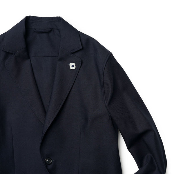 LARDINI ラルディーニ ジャケット シャツジャケット 春夏 サージ ウール