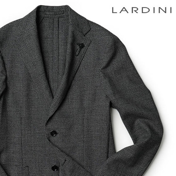 LARDINI ラルディーニ ジャケット 千鳥格子 ハウンドトゥース シングル ウール