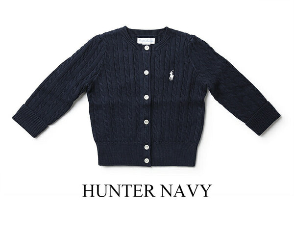 POLO RALPH LAUREN ラルフローレン 子供用 カーディガン ケーブルニット 定番