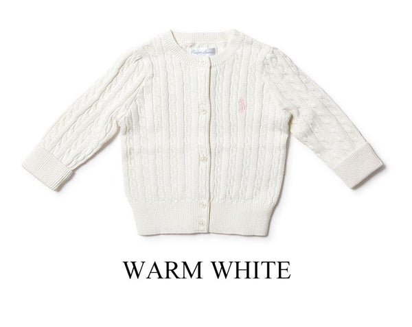 POLO RALPH LAUREN ラルフローレン 子供用 カーディガン ケーブルニット 定番