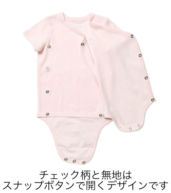 POLO RALPH LAUREN ラルフローレン ロンパース 半袖脚なし 3点セット 【返品送料無料】